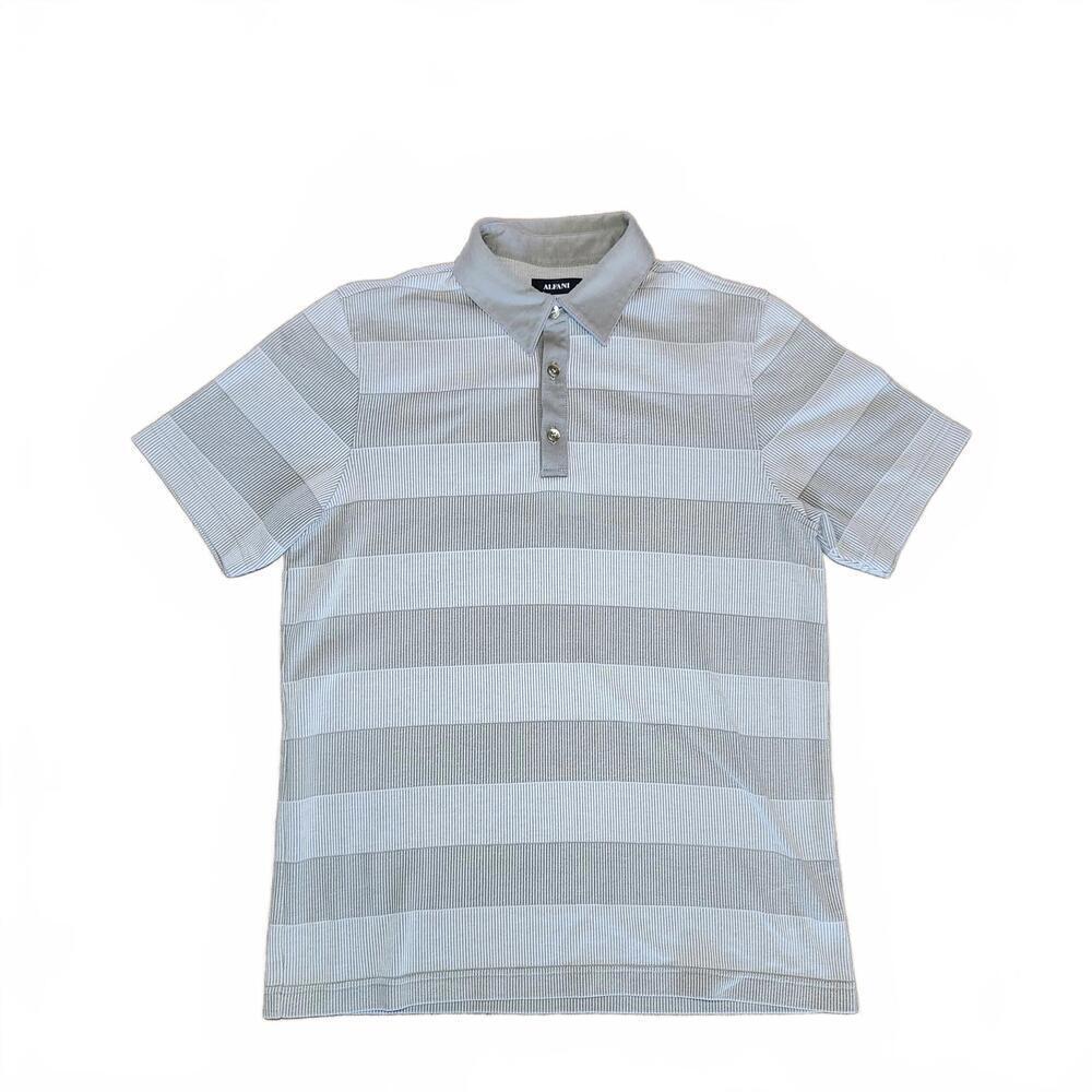 Alfani Men's Striped Polo Shirt Size Small